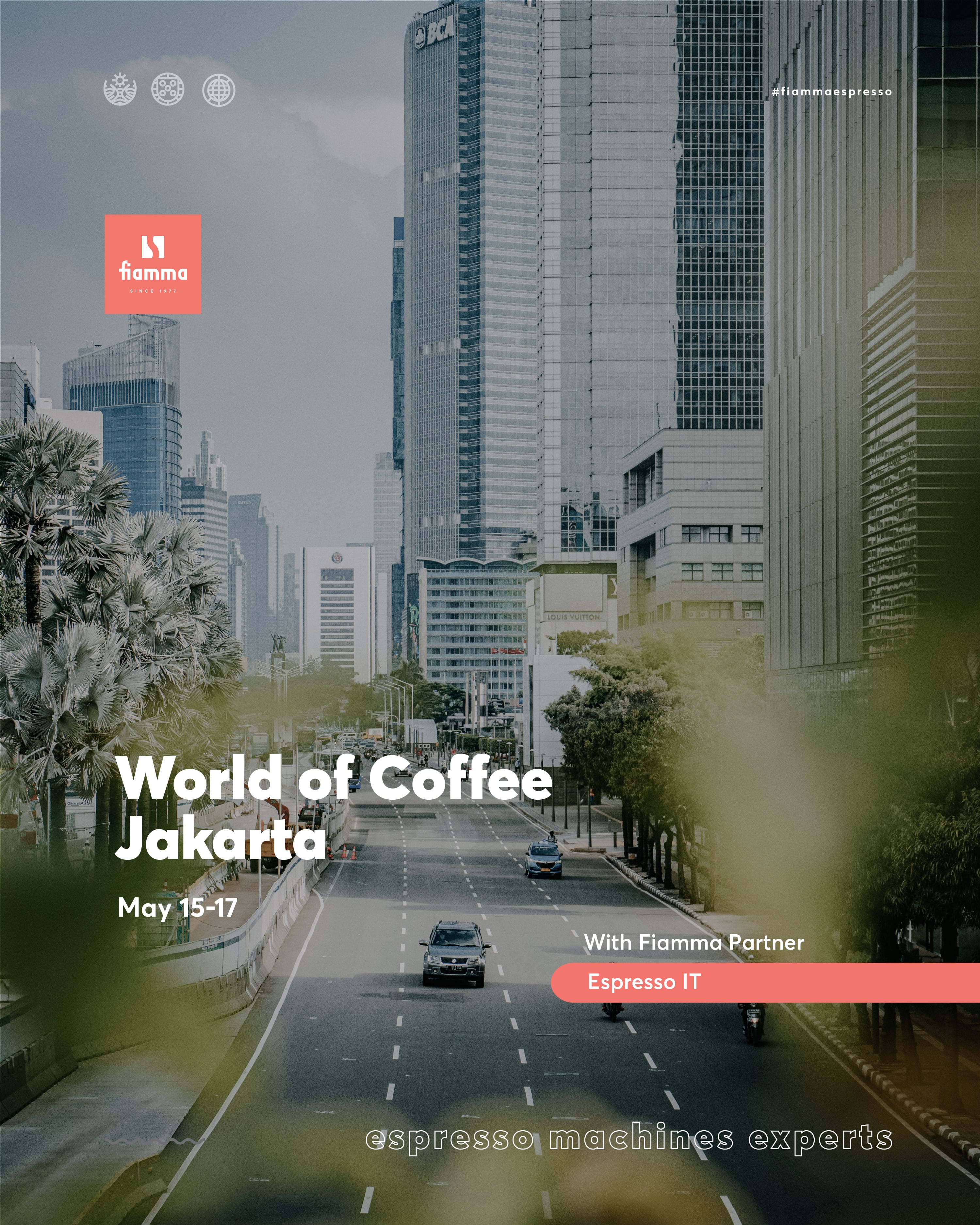 Fiamma auf der World of Coffee Jakarta